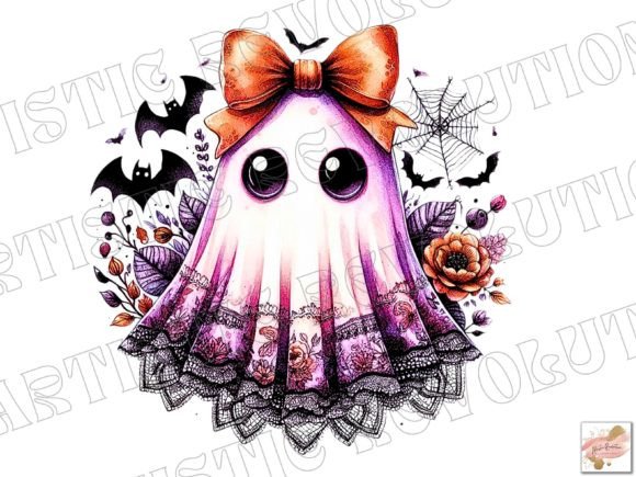 Cute Ghost Halloween Coquette Ghost Png: A Designer's Secret Weapon