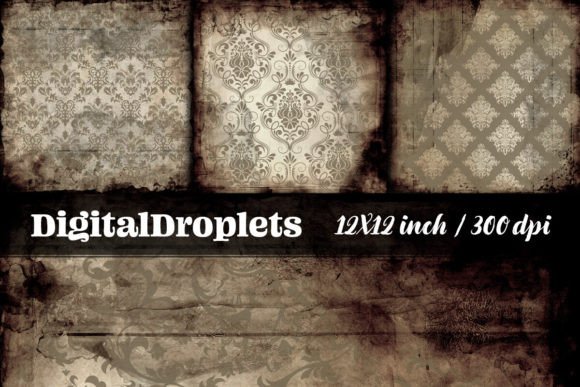 Damask Woods Vol.1: Blending Ornate Patterns with Rustic Texture