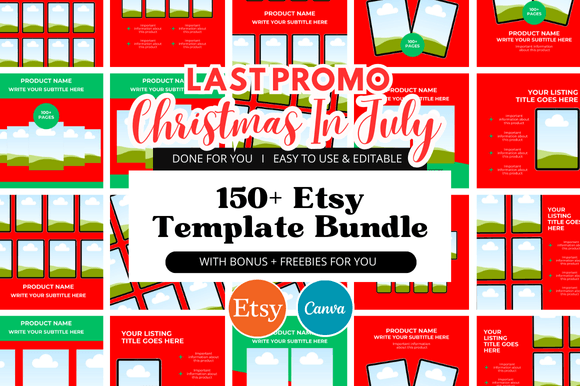Elevate Your Etsy Shop with Christmas Template Bundles