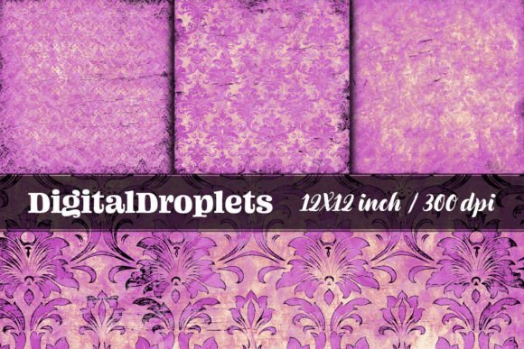 Faded Vintage Damask Vol.10: A Designer's Guide to Timeless Texture