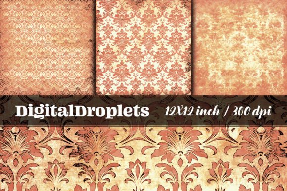 Faded Vintage Damask Vol.3: Classic Elegance for Modern Projects