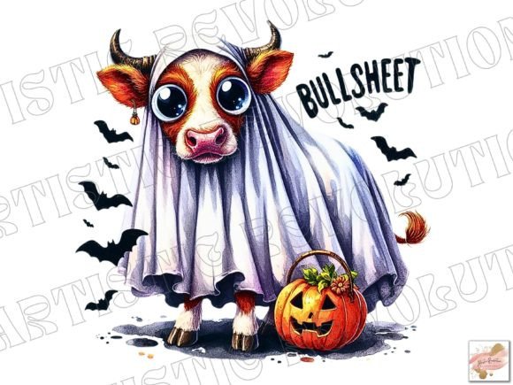 Halloween Cow Png: Unleash Spooky Charm in Your Projects