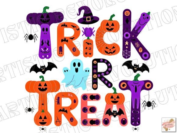 Halloween Trick or Treat Pumpkin Ghost: A Font for Spooky-Season Creators