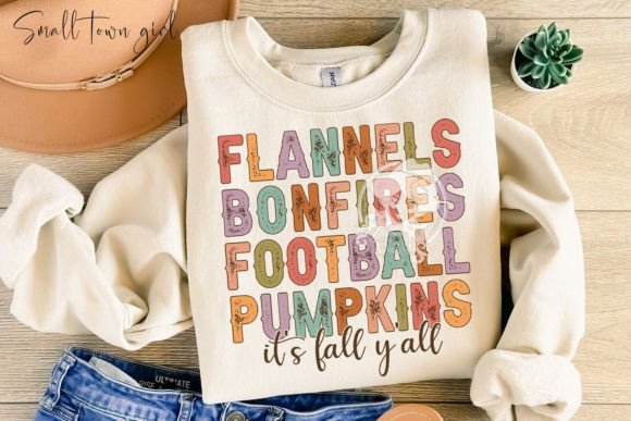 Its Fall Yall Retro Sublimation Png: Vintage Charm for Modern Projects