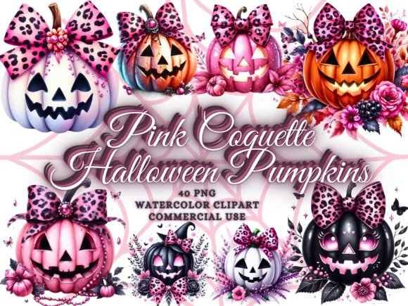 Pink Halloween Pumpkin Clipart Bundle: A Creative Shift