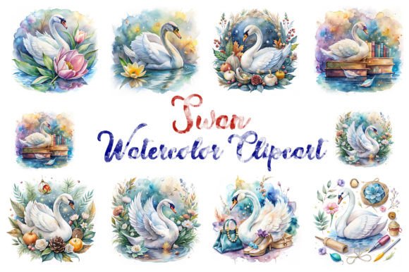 Swan White Watercolor Flowers: Elevating Your Brand Identity