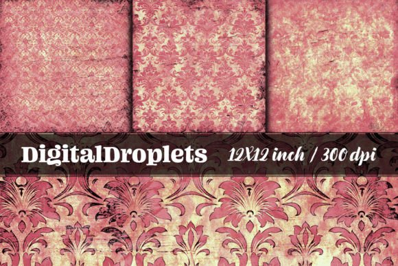Timeless Elegance for Modern Projects: Faded Vintage Damask Vol.11