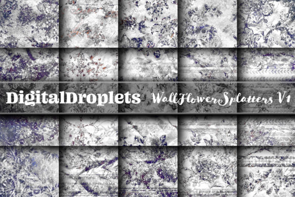 WallFlower Splatters Vol. 1: Moody Textures for Bold Designs