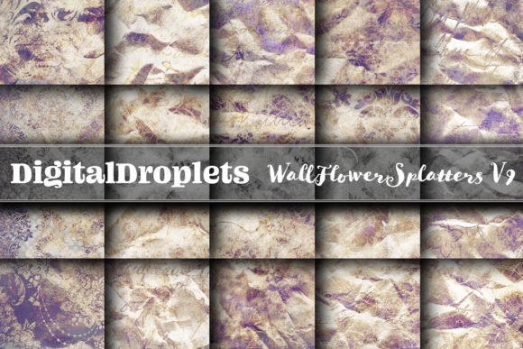WallFlower Splatters Vol. 9: Gothic & Vintage Design Assets